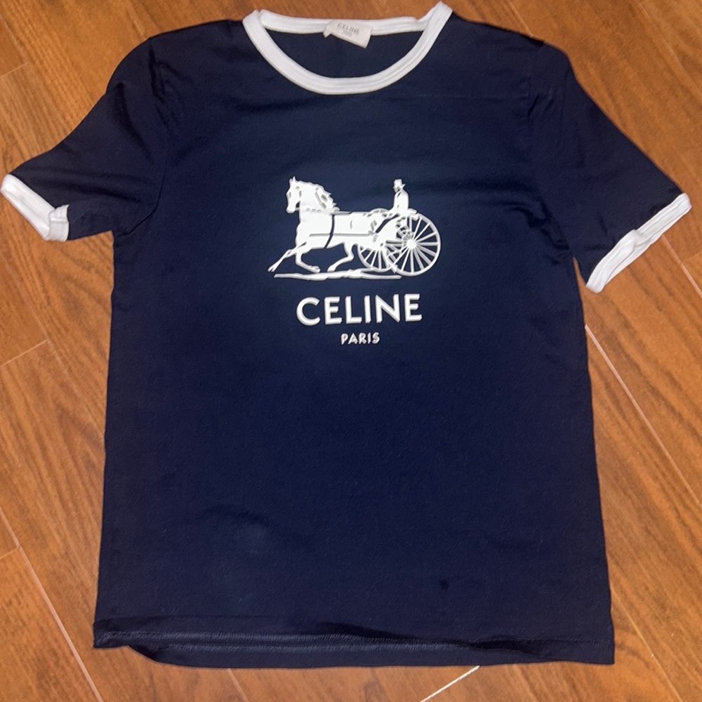 Celine dark blue T-shirt